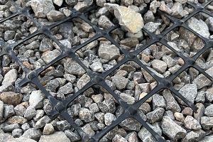 Polyester Geogrid lost het probleem van wegscheuren in bergachtige gebieden op