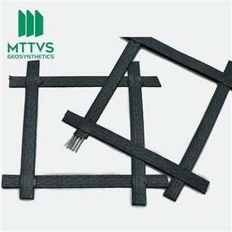 Stalen kunststof Geogrid voor keermuur