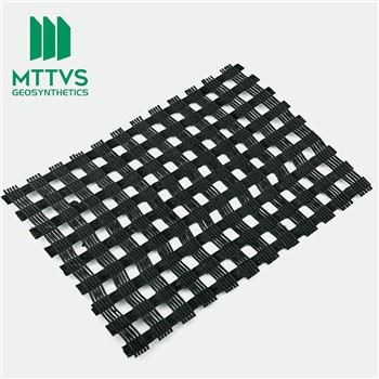 Warp breien polyester PET Geogrid